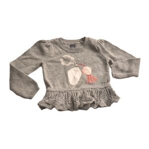 Baby GAP Vintage Atomizer Perfume Sweater with Crochet Ruffle